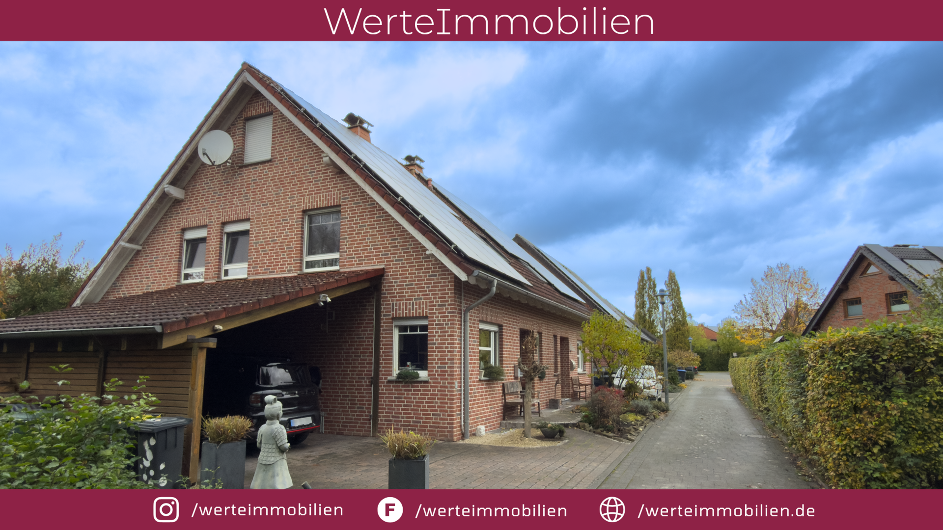 Ruhige aber zentrale Lage – gepflegte Doppelhaushälfte inkl. Photovoltaikanlage!, 59269 Beckum, Einfamilienhaus